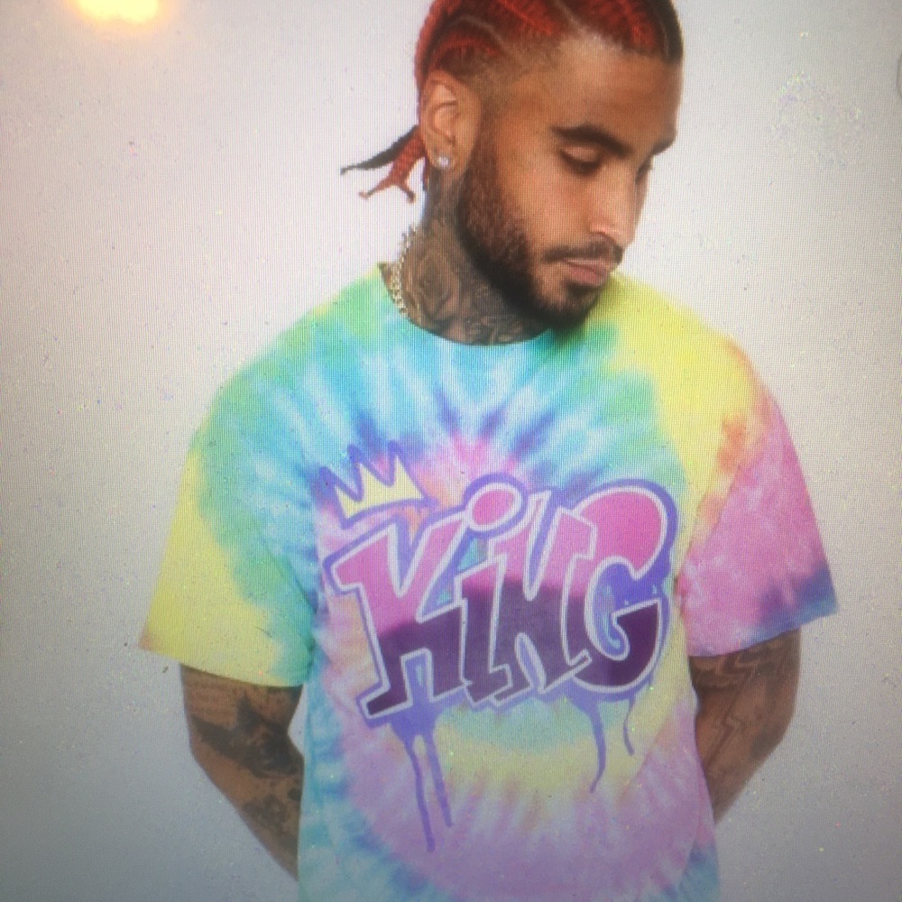 KING - Tie Dye short sleeve tee